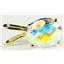 P002, Mercury Mist Topaz 14k Gold Pendant