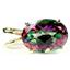 P006, Mystic Fire Topaz 14k Gold Pendant