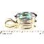 P006, Mystic Fire Topaz 14k Gold Pendant