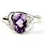 SR176, Amethyst, 925 Sterling Silver Ring