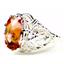 SR260, Twilight Fire Topaz, 925 Sterling Silver Ring