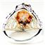 SR260, Twilight Fire Topaz, 925 Sterling Silver Ring