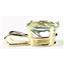 P002, Green Amethyst 14k Gold Pendant