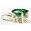 P002, Russian Nanocrystal Emerald, 14k Gold Pendant
