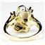 10K, 14K or 18K Gold Ladies Ring, Smoky Quartz, R016