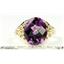 10K, 14K or 18K Gold Ladies Ring, Amethyst, R057