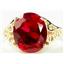 10K, 14K or 18K Gold Ladies Ring, Created Ruby, R057