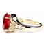 10K, 14K or 18K Gold Ladies Ring, Created Ruby, R057
