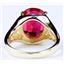 10K, 14K or 18K Gold Ladies Ring, Created Ruby, R057