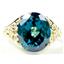 10K, 14K or 18K Gold Ladies Ring, Paraiba Topaz, R057