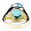 10K, 14K or 18K Gold Ladies Ring, Paraiba Topaz, R057