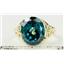 10K, 14K or 18K Gold Ladies Ring, Paraiba Topaz, R057