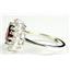 SR235, Garnet CZ, 925 Sterling Silver Ring