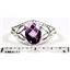 SR137, Amethyst, 925 Sterling Silver Ring