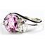 SR176, Pure Pink Topaz, 925 Sterling Silver Ring
