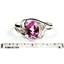 SR176, Pure Pink Topaz, 925 Sterling Silver Ring