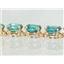 B002, Paraiba Topaz Gold Bracelet