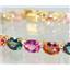 B002, Pink, Twilight & Mystic Topaz Gold Bracelet