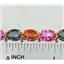 B002, Pink, Twilight & Mystic Topaz Gold Bracelet