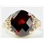 10K, 14K or 18K Gold Ladies Ring, Mozambique Garnet, R057