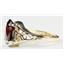 10K, 14K or 18K Gold Ladies Ring, Mozambique Garnet, R057