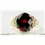 10K, 14K or 18K Gold Ladies Ring, Mozambique Garnet, R057