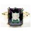10K, 14K or 18K Gold Ladies Ring, Mystic Fire Topaz, R188