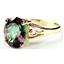 10K, 14K or 18K Gold Ladies Ring, Mystic Fire Topaz, R139