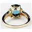 10K, 14K or 18K Gold Ladies Ring, London Blue Topaz, R136
