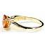 10K, 14K or 18K Gold Ladies Ring, Twilight Fire Topaz, R058