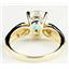 10K, 14K or 18K Gold Ladies Ring, Mercury Mist Topaz, R058