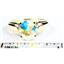 10K, 14K or 18K Gold Ladies Ring, Mercury Mist Topaz, R058