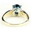 10K, 14K or 18K Gold Ladies Ring, London Blue Topaz, R058
