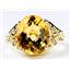 10K, 14K or 18K Gold Ladies Ring, Citrine, R057
