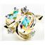 10K, 14K or 18K Gold Ladies Ring, Mercury Mist Topaz, R016