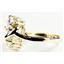 10K, 14K or 18K Gold Ladies Ring, Mercury Mist Topaz, R016