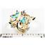 10K, 14K or 18K Gold Ladies Ring, Mercury Mist Topaz, R016