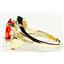 10K, 14K or 18K Gold Ladies Ring, Created Padparadscha Sapphire, R021