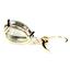 14k Gold Leverback Earrings, Mystic Fire Topaz, E327