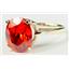 10K, 14K or 18K Gold Ladies Ring, Created Padparadscha Sapphire, R055