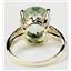 10K, 14K or 18K Gold Ladies Ring, Green Amethyst, R055