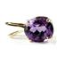 P002, Amethyst 14k Gold Pendant
