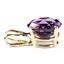 P002, Amethyst 14k Gold Pendant