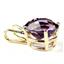 P002, Amethyst 14k Gold Pendant