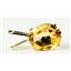 P002, Citrine 14k Gold Pendant