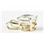 P002, Cubic Zirconia 14k Gold Pendant