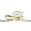 P002, Cubic Zirconia 14k Gold Pendant