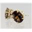 14k Gold Post Earrings, Smoky Quartz, E002