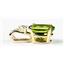 P020, Peridot, 14k Gold Pendant