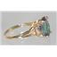 10K, 14K or 18K Gold Ladies Ring, Mystic Fire Topaz, R132